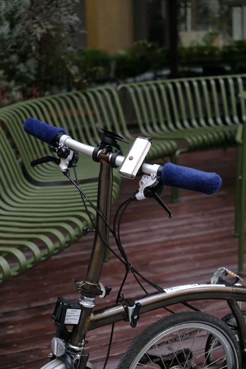 Velvet fleece bicycle handlebar Grips