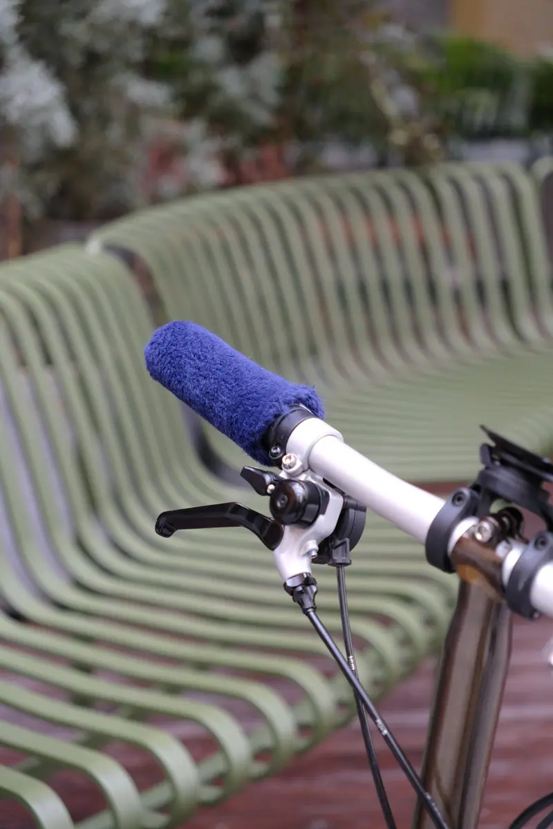 Velvet fleece bicycle handlebar Grips
