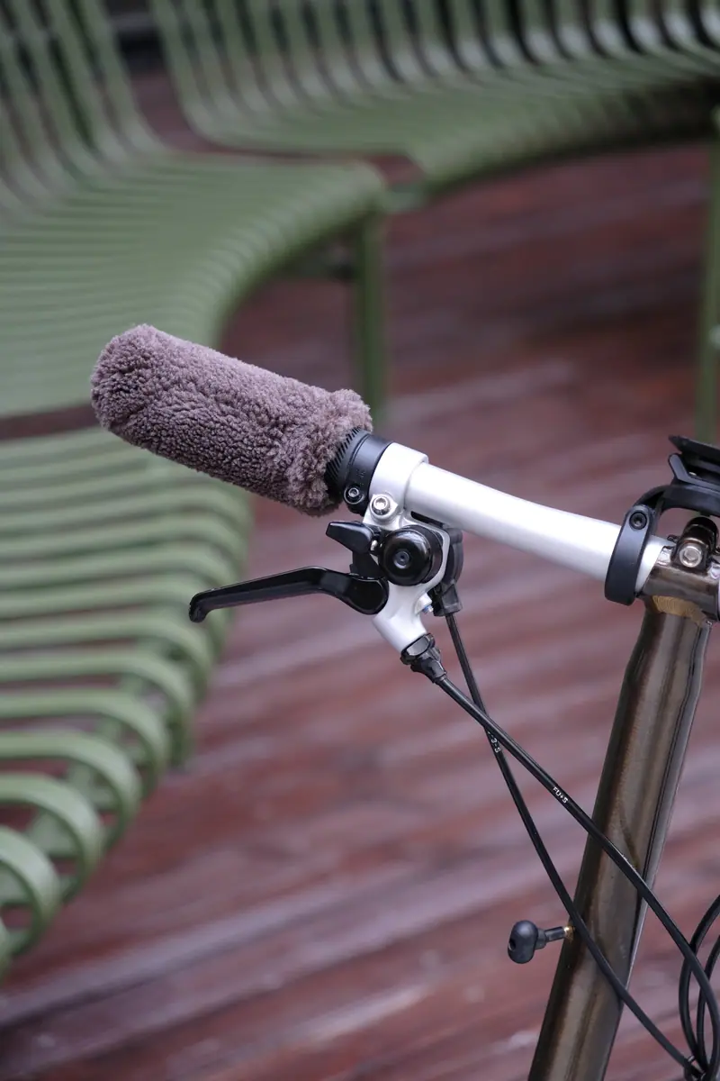 Velvet fleece bicycle handlebar Grips