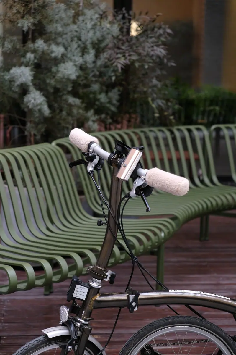 Velvet fleece bicycle handlebar Grips